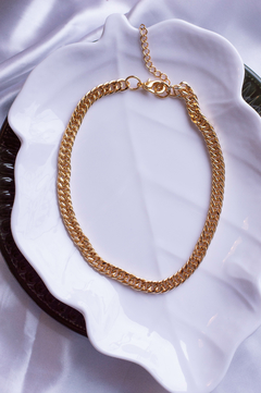 Choker elos gourmet duplo,