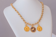 Colar cavalo + ferraduras