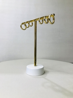 Trio de brincos argolas lisas finas, em 3 tamanhos, banhado no ouro 18k - comprar online