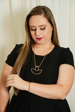 Bracelete liso quadrado - comprar online