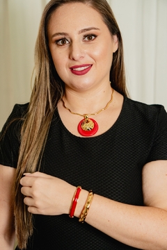 Bracelete organico liso - Angel Semijoias