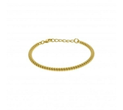 Bracelete torcido liso