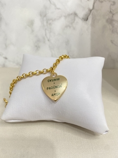 Pulseira de Coração Ensinar