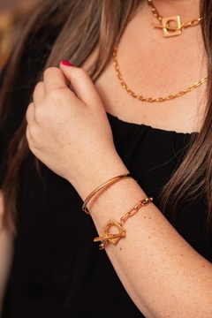 Bracelete liso fino - comprar online