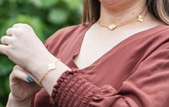 Pulseira trevo ponto de luz - comprar online
