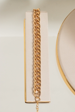 Pulseira maxi elos duplos,