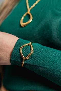 Bracelete orgânico em circulo - comprar online