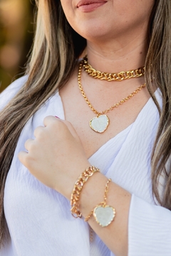 Choker maxi elos duplos, peça moderna e sofisticada - comprar online