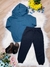 Conjunto Moleton Com Capuz Felino Azul Petróleo e Preto Sku: 1706AP Categoria: MOLETOM MENINOSCONJUNTOS Marca: Ollelê na internet