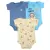 Kit Body Kiko Baby Suedine Estampa Rei Leão - 03 Peças 1 a 12 Meses