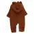 Macacão Longo Bebê Din Don Bordado Urso Com Capuz RN ao G - comprar online