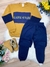 Conjunto de Moletom Blusa Caqui Calça Azul Marinho Gamer Over Sku: 1734CA Categoria: MOLETOM MENINOSCONJUNTOS Marca: Ollelê - comprar online