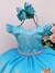 Vestido Infantil Pequena Sereia Fundo do Mar Escamas Luxo na internet