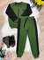 Conjunto de Moletom Jaqueta e Calça Verde Escuro Sku: 1727VD Categoria: MOLETOM MENINOSCONJUNTOS Marca: Ollelê