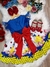 Vestido Infantil Branca de Neve Azul Renda Pérolas Princesa - cade meu castelo