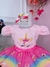 Vestido Infantil Unicórnio Rosa e Acompanha a Tiara Luxo 4 ao 10 - comprar online