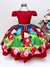 Vestido Infantil Chapeuzinho Vermelho Floral com Capuz 1 ao 3 e 6 ao 10 - loja online