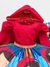 Imagem do Vestido Infantil Chapeuzinho Vermelho Floral com Capuz 1 ao 3 e 6 ao 10
