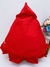 Vestido Infantil Chapeuzinho Vermelho Floral com Capuz 1 ao 3 e 6 ao 10 - comprar online