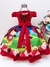 Vestido Infantil Chapeuzinho Vermelho Floral com Capuz 1 ao 3 e 6 ao 10 na internet