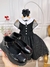 Vestido Infantil Wandinha C/ Glitter Princesas 4 e 10