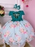 Vestido Infantil Verde Peito Nervura Saia Florida Pérolas Sku: 3571VD Categoria: NINALICE 1 AO 4VESTIDOS 1 ao 4 Marca: Ninalice - comprar online