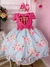 Vestido Infantil Rosa Chiclete Peito Nervura Florido Pérolas Vestido Infantil Rosa Chiclete Peito Nervura Florido PérolasVestido Infantil Rosa Chicle na internet