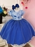 Vestido Infantil Azul Royal C/ Peito Strass Florido Luxo Sku: 3529AZ Categoria: NINALICE 1 AO 4VESTIDOS 1 ao 4 Marca: Ninalice