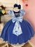 Vestido Infantil Azul Royal C/ Peito Strass Florido Luxo Sku: 3529AZ Categoria: NINALICE 1 AO 4VESTIDOS 1 ao 4 Marca: Ninalice na internet