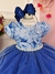 Vestido Infantil Azul Royal C/ Peito Strass Florido Luxo Sku: 3529AZ Categoria: NINALICE 1 AO 4VESTIDOS 1 ao 4 Marca: Ninalice - comprar online