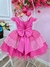Vestido infantil Barbie Rosa Babados Saia Glitter Brilho Sku: 4230RT na internet