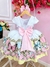 Vestido Infantil Branco Jardim das Borboletas Encantado Sku: 1135BC na internet