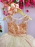 Vestido Infantil Rose C/ Renda Realeza Metalizada e Glitter Sku: 2109RX - comprar online