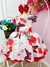 Vestido Infantil Rosa Jardim das Borboletas Cinto de Strass Sku: 0880RC - comprar online