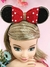 Tiara Infantil Minnie Vermelha Preta Pérolas Strass Tule Sku: TIARA233 - comprar online