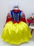 Vestido Fantasia Infantil Branca de Neve Amarelo Capa TiaraSku: 4025BN - comprar online