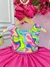 Vestido Infantil Barbie Colorido Neon Saia Pink e Glitter Sku: 1237PK - comprar online