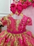 Vestido Infantil Pink Renda Realeza e Aplique de Borboletas Sku: 2246PK - comprar online