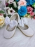 Sapatinho Branco Com Glitter e Lacinho Luxo Sku: 2041BC na internet
