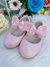 Sapatinho Rosa Com Glitter e Lacinho Luxo Sku: 2041RS - comprar online