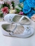 Sapatinho Branco Verniz Com Lacinho e Flor Strass Sku: 0737BC - comprar online