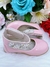 Sapatinho Rosa Tornozeleira com Pérolas e Strass Sku: 213701 na internet