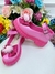 Sapatinho Salto Tratorado Barbie Rosa Chiclete e Pink Lacinho Sku: 832RC na internet