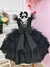 Vestido Infantil Wandinha Festa Preto Luxo Sku: 4189PT na internet