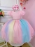 Vestido Infantil Jardim Encantado Peito Nervura Peito Strass Sku: 3569RS