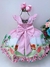 Vestido Infantil Baby Fazendinha Rosa C/ Cinto de Pérolas Sku: 1103RR na internet