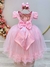 Vestido Infantil Rosa Damas Brilho Luxo Mangas Sku: 2223RO Categoria: ENJOY LONGOS 4 ao 16VESTIDOS LONGOS Marca: Enjoy na internet