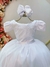 Vestido Infantil Branco C/ Strass Casamentos Luxo Sku: 2223BR Categoria: ENJOY LONGOS 4 ao 16VESTIDOS LONGOS Marca: Enjoy