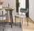 Kit 4 Cadeiras Lia Jantar Gourmet Couríssimo e Linho Aço Carbono Bicolor-Decora Vip Brasil na internet