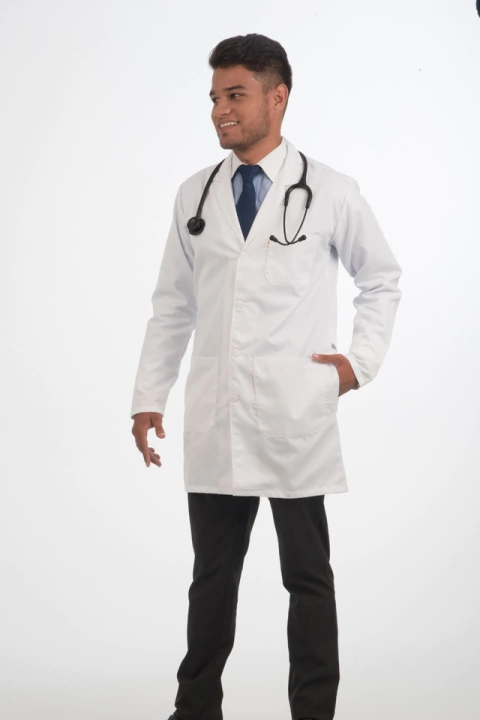 Bata Caballero - Bacteriología Univ. Libre (Con Puño Rips)